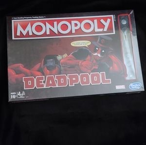 NEW  Marvel Deadpool Monopoly Board Game Parker Brothers Hasbro